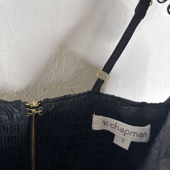 V. Chapman Patisserie Black Mini Dress - Picture 4 of 9